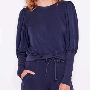 NWT Sundry puff shoulder sweatshirt